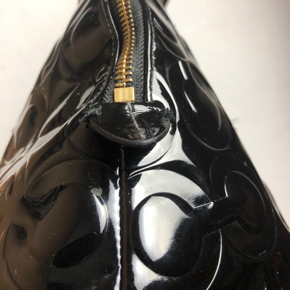 *SOLD*Coach Peyton Embossed Patent Crossbody Bag - Picture 7 of 16